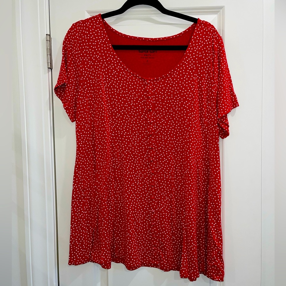 Torrid Super Soft Knit Peplum Top